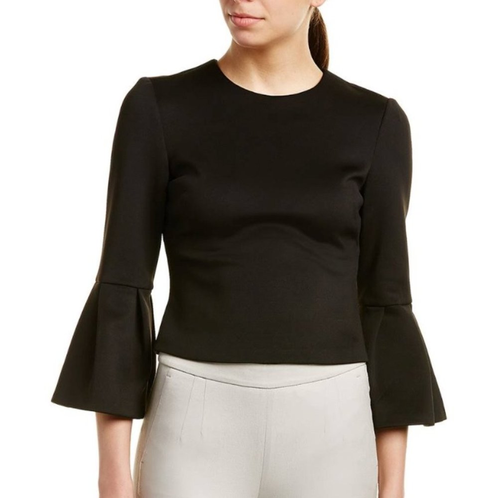 Eliza J Longsleeve Flair Top (Like New)